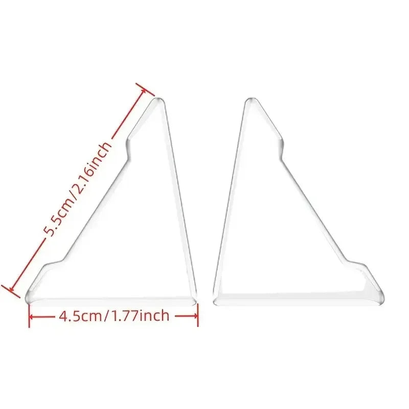 4PC Universal Car Door Corner Anti-collision Covers Transparent Silicone Protector Anti-Scratch Stickers Door Protection Cover