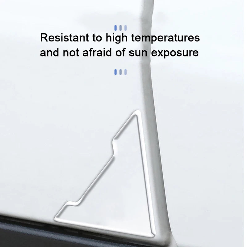 4PC Universal Car Door Corner Anti-collision Covers Transparent Silicone Protector Anti-Scratch Stickers Door Protection Cover