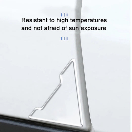 4PC Universal Car Door Corner Anti-collision Covers Transparent Silicone Protector Anti-Scratch Stickers Door Protection Cover