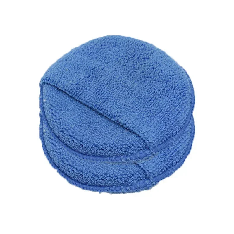 1/20pcs Car Detailing Applicator Pads Car Care Waxing Polish Sponge Soft Microfiber Round Pocket Foam Sponges Car Cleaning Tools