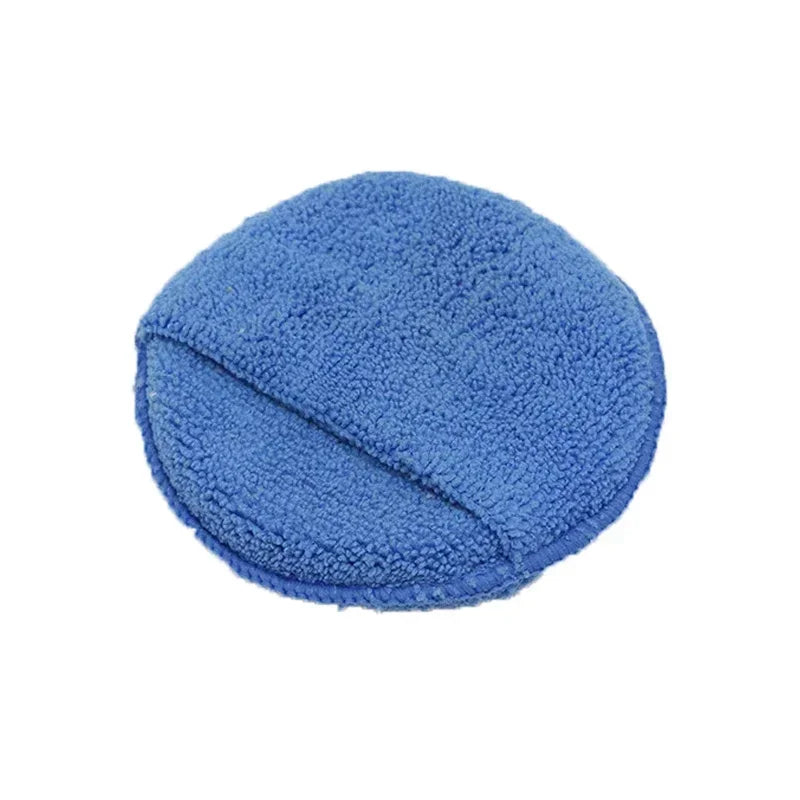 1/20pcs Car Detailing Applicator Pads Car Care Waxing Polish Sponge Soft Microfiber Round Pocket Foam Sponges Car Cleaning Tools