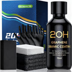Graphene Ceramic Coating 20H/12H with Self Healing and UV Track Technology Car Detailing Professionals 10+ Years of Protection