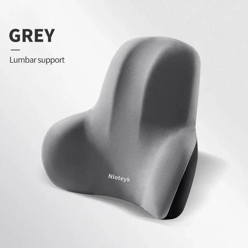 Car Memory Foam Neck Pillow Protection Lumbar Backrest Cushion Lumbar Cushion Car Headrest Cushion