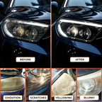 Car Headlight Restoration Polishing Kit - Scratch Remover & Oxidation Cleaner Repair Paste for Headlamp Assembly