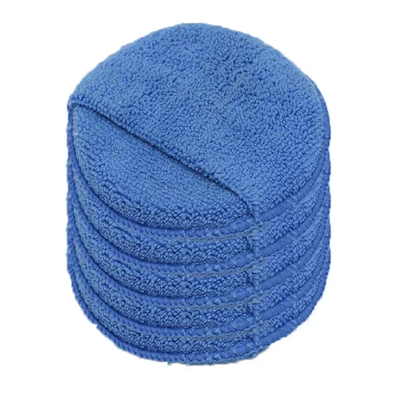 1/20pcs Car Detailing Applicator Pads Car Care Waxing Polish Sponge Soft Microfiber Round Pocket Foam Sponges Car Cleaning Tools
