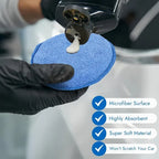 1/20pcs Car Detailing Applicator Pads Car Care Waxing Polish Sponge Soft Microfiber Round Pocket Foam Sponges Car Cleaning Tools