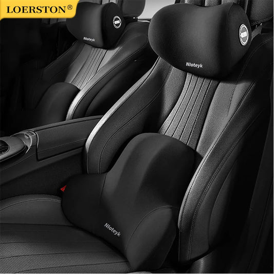 Car Memory Foam Neck Pillow Protection Lumbar Backrest Cushion Lumbar Cushion Car Headrest Cushion