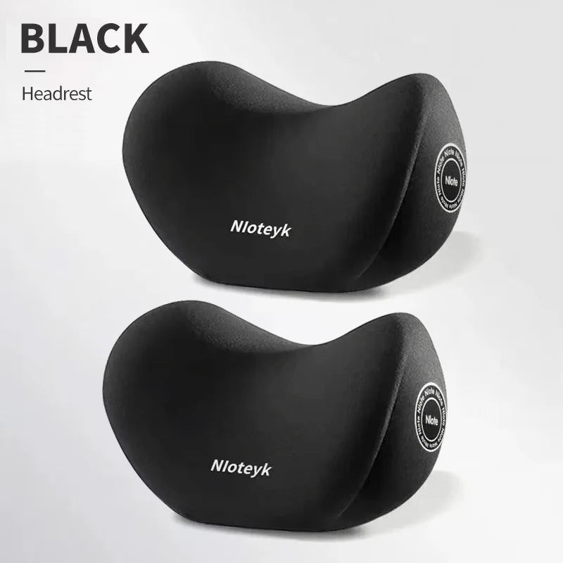 Car Memory Foam Neck Pillow Protection Lumbar Backrest Cushion Lumbar Cushion Car Headrest Cushion